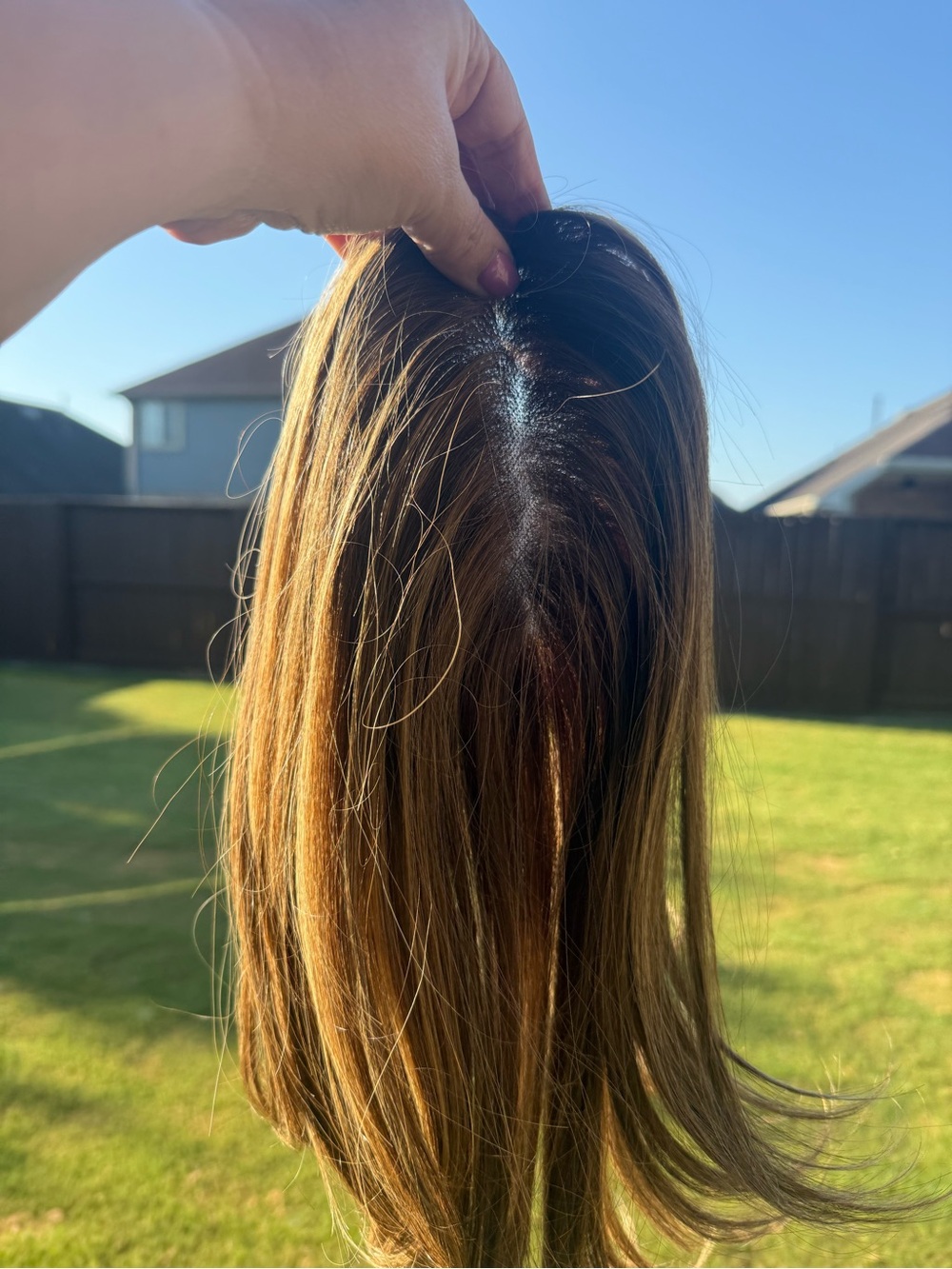 Top Secret Blonde and Brown Hair topper - Picture 9 of 15